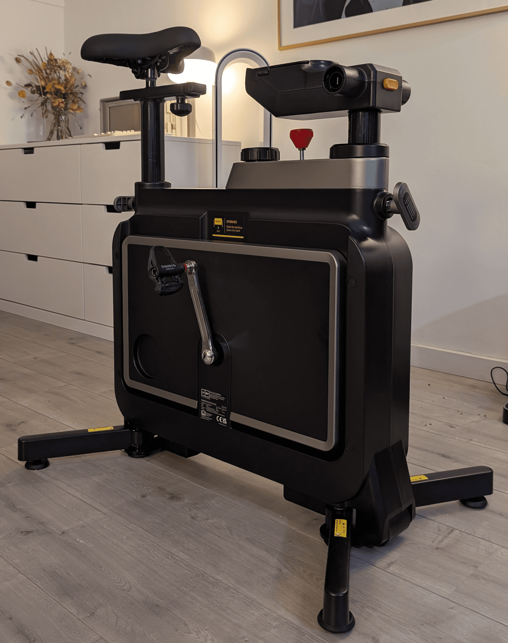 KingSmith W1B Exercise Bike with Desk