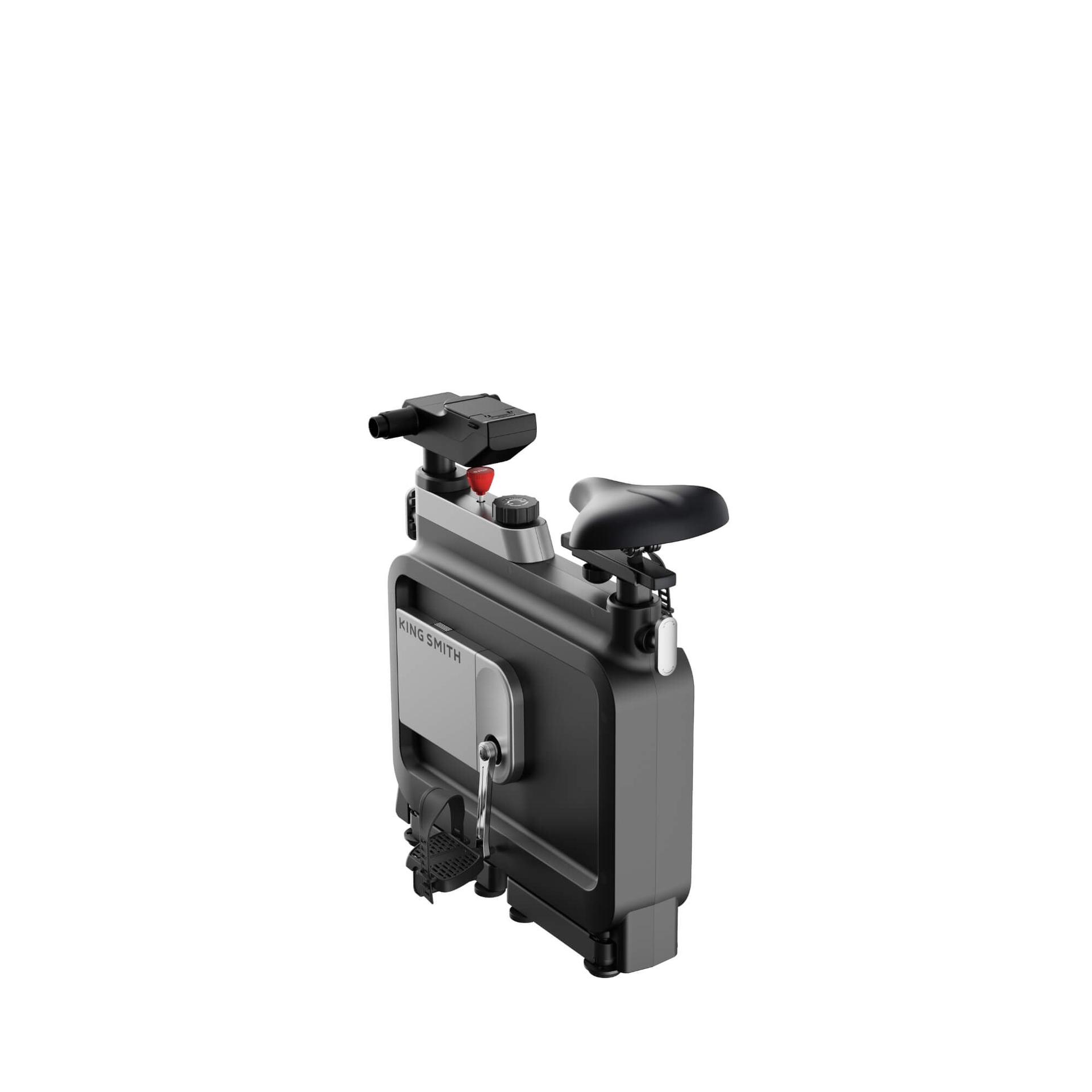 KingSmith W1B in compact storage mode — desk removed
